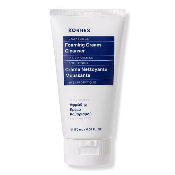 Korres Greek Yoghurt Foaming Cream Cleanser Pre + Probiotics - Picture 3 of 10